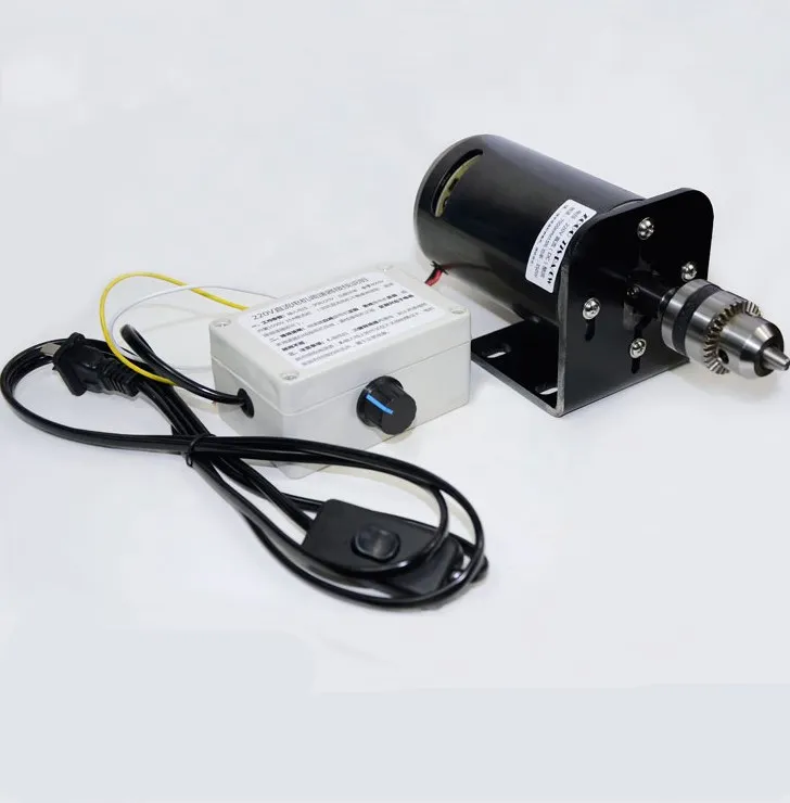 Permanent magnet DC motor 220V350W double ball bearing high speed bead bed lathe electric drill
Permanent magnet DC motor 220V350W double ball bearing high speed bead bed lathe electric drill