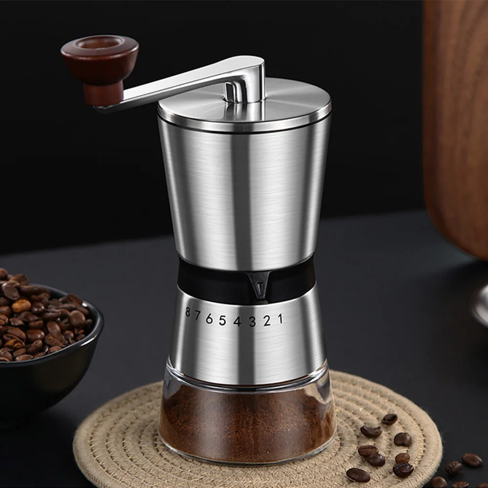 Portable Stainless Steel Manual Coffee Bean Grinder Adjustable Coffee Bean Nuts Mill With Hand Mills Coffee Kitchen Tool
Portable Stainless Steel Manual Coffee Bean Grinder Adjustable Coffee Bean Nuts Mill With Hand Mills Coffee Kitchen Tool