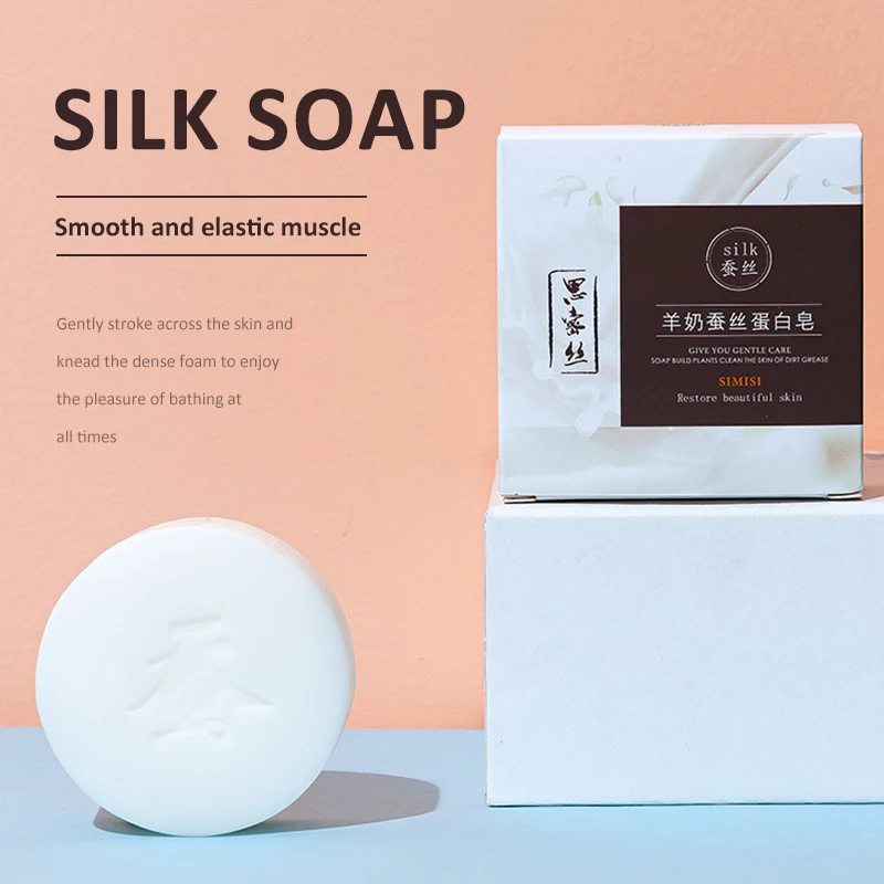 Milk Soap Natural Silk Remove Acne Oil-Control Shrinks Skin Pores Face Care Wash Basis Soap Moisturizing Soap Cleaner TSLM1
Milk Soap Natural Silk Remove Acne Oil-Control Shrinks Skin Pores Face Care Wash Basis Soap Moisturizing Soap Cleaner TSLM1