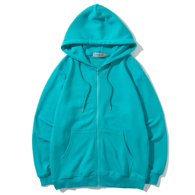 Mens Couple Hoodie Full Zipper Sweatshirt Autumn Oversize 100%Cotton Top Unisex Loose Solid Color Pocket Hooded Jackets
Mens Couple Hoodie Full Zipper Sweatshirt Autumn Oversize 100%Cotton Top Unisex Loose Solid Color Pocket Hooded Jackets