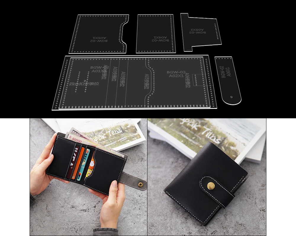 Short Wallet, Position, Vertical Clip, Silver Clip, Hand-made Leather Goods, Plate Type, Acrylic Drawing, Sample Mold Design
Short Wallet, Position, Vertical Clip, Silver Clip, Hand-made Leather Goods, Plate Type, Acrylic Drawing, Sample Mold Design