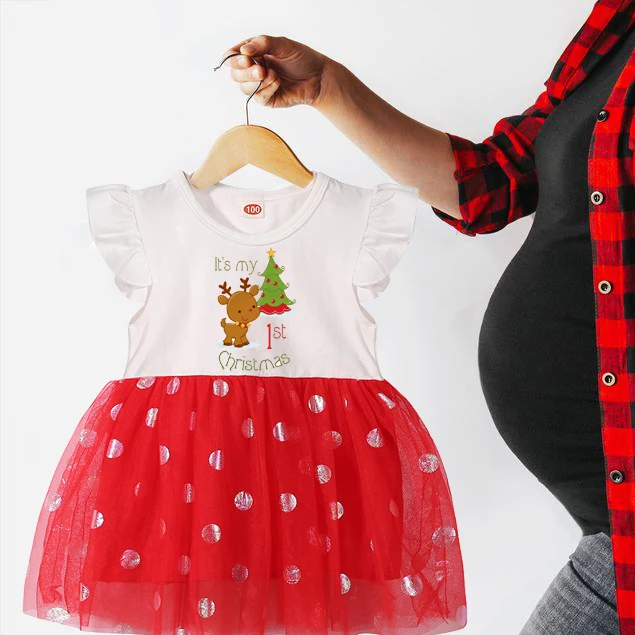 It's My First Christmas Dress Baby Anouncement Holidays Present Merry Christmas Girl Red Dress Christmas Tutu Dress
It's My First Christmas Dress Baby Anouncement Holidays Present Merry Christmas Girl Red Dress Christmas Tutu Dress