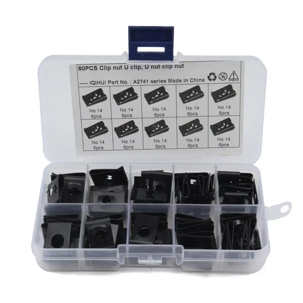 60pcs Speed Fasteners Black-Zinc U Nuts Self Tapping No.14 Screw Spire Clip Interior Trim Panels
60pcs Speed Fasteners Black-Zinc U Nuts Self Tapping No.14 Screw Spire Clip Interior Trim Panels