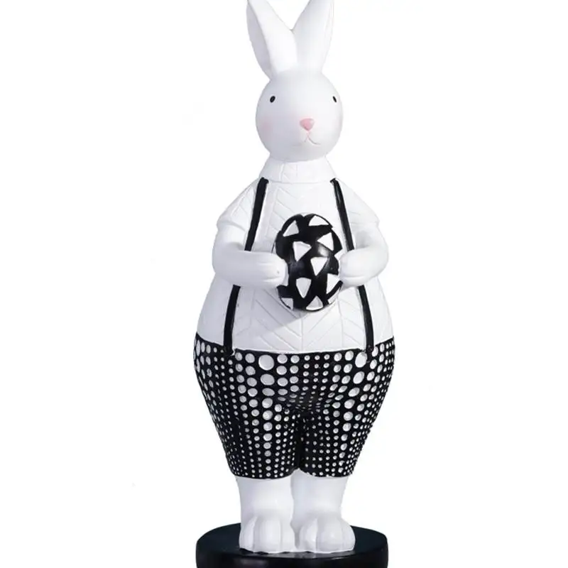 WU CHEN LONG Wave Point Bunny Art Sculpture Animals Rabbit Statues Resin Art&Craft Home Decoration Accessories Decor R2493
WU CHEN LONG Wave Point Bunny Art Sculpture Animals Rabbit Statues Resin Art&Craft Home Decoration Accessories Decor R2493