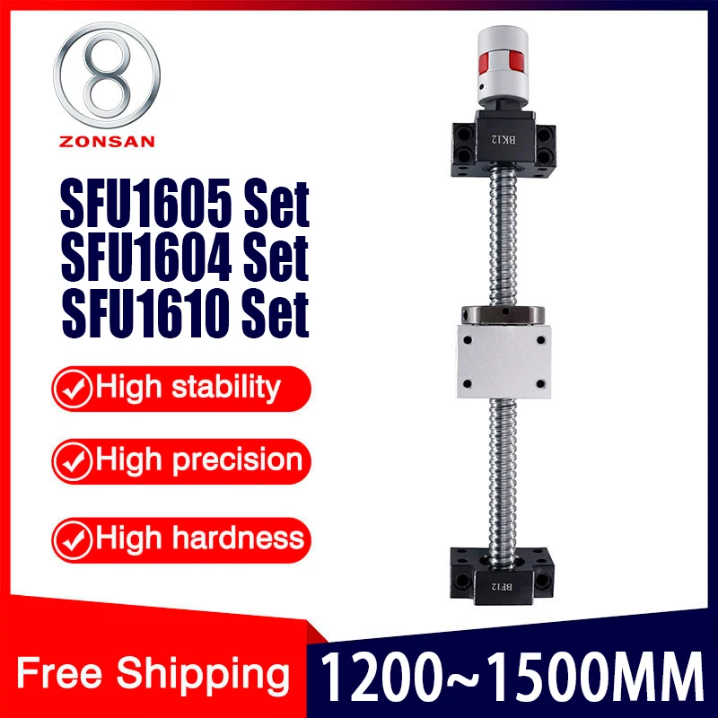 SFU1604 набор SFU1605 SFU1610 шариковый винт L 1200 - 1500 мм шариковый винт в рулоне C7 SFU 1604 1605 1610 кронштейн C5 BK12BF12 EK12 FK12
SFU1604 набор SFU1605 SFU1610 шариковый винт L 1200 - 1500 мм шариковый винт в рулоне C7 SFU 1604 1605 1610 кронштейн C5 BK12BF12 EK12 FK12