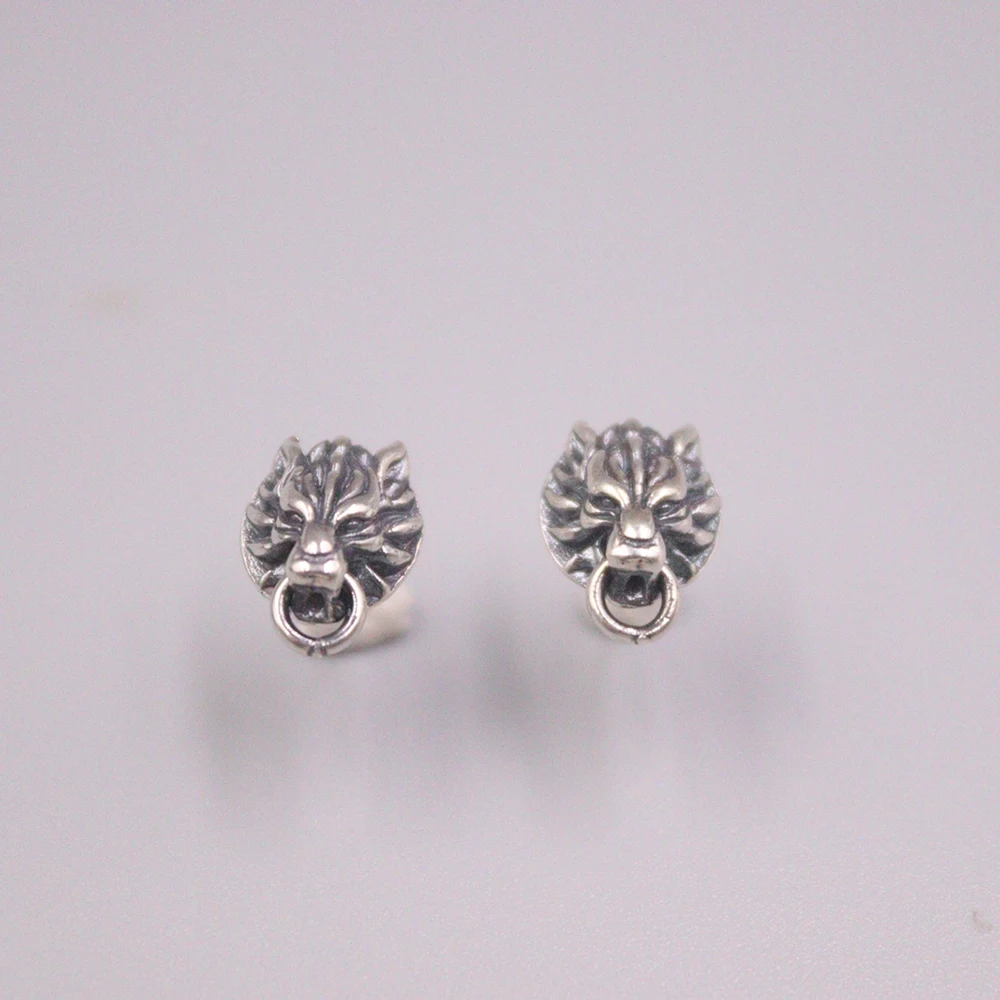 Real Silver 925 Earrings Stud For Women Female Girl Gold Retro Dragon Head National Style Stud Earrings Personality
Real Silver 925 Earrings Stud For Women Female Girl Gold Retro Dragon Head National Style Stud Earrings Personality