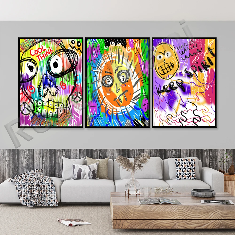 Keep Spirit My Frinds Canvas Painting Abstract Graffiti Art Posters and Prints Print Mural Pictures Home Wall Decoration
Keep Spirit My Frinds Canvas Painting Abstract Graffiti Art Posters and Prints Print Mural Pictures Home Wall Decoration