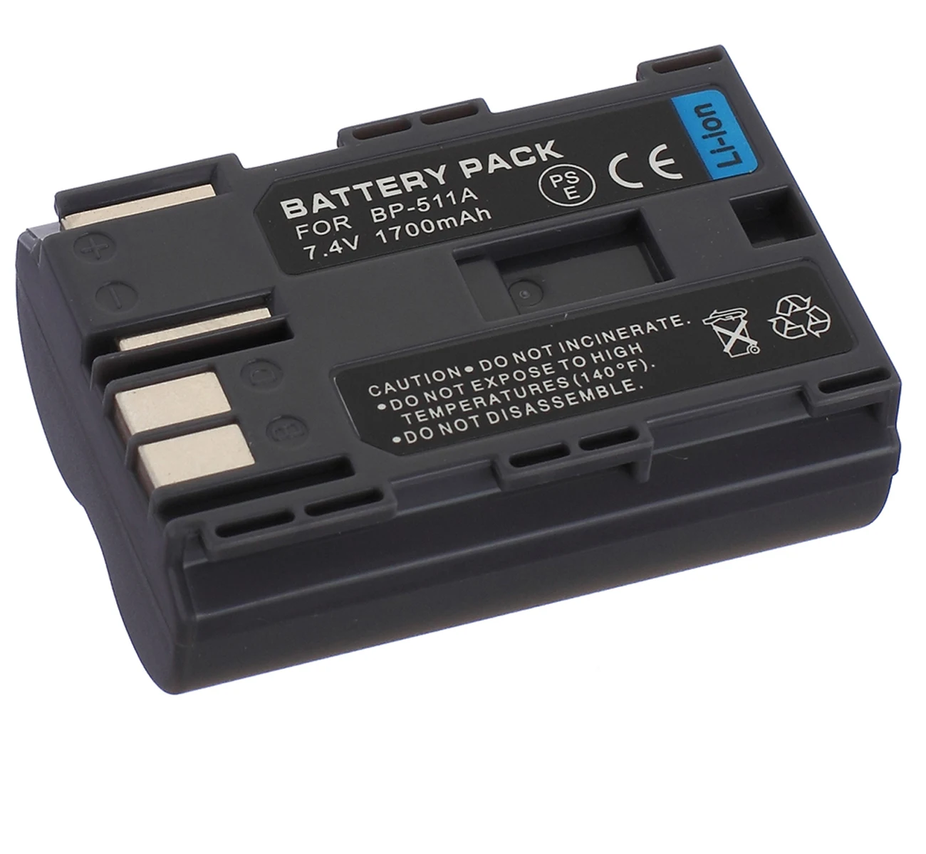Battery Pack for Canon BP-508, BP508, BP-511A, BP511A, BP-511, BP511, BP-512, BP-512A, BP512A, BP-514 Rechargeable Lithium-ion
Battery Pack for Canon BP-508, BP508, BP-511A, BP511A, BP-511, BP511, BP-512, BP-512A, BP512A, BP-514 Rechargeable Lithium-ion