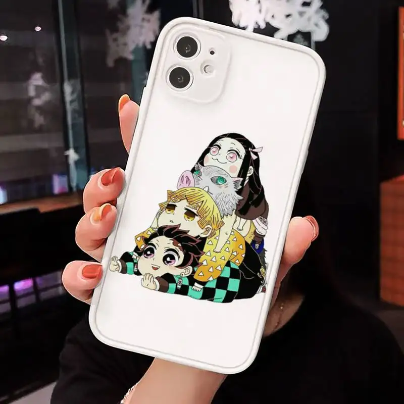 Demon Slayer Kimetsu No Yaiba luxury Phone Case cover matte transparent For iphone 7 8 11 12 plus mini x xs xr pro max cover 
Demon Slayer Kimetsu No Yaiba luxury Phone Case cover matte transparent For iphone 7 8 11 12 plus mini x xs xr pro max cover