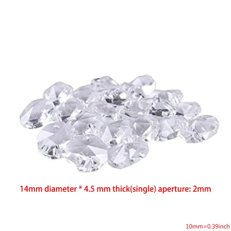 Acrylic Crystal Prisms Octagonal Beads Lamp Chandelier Parts for Pendant Decorat
Acrylic Crystal Prisms Octagonal Beads Lamp Chandelier Parts for Pendant Decorat