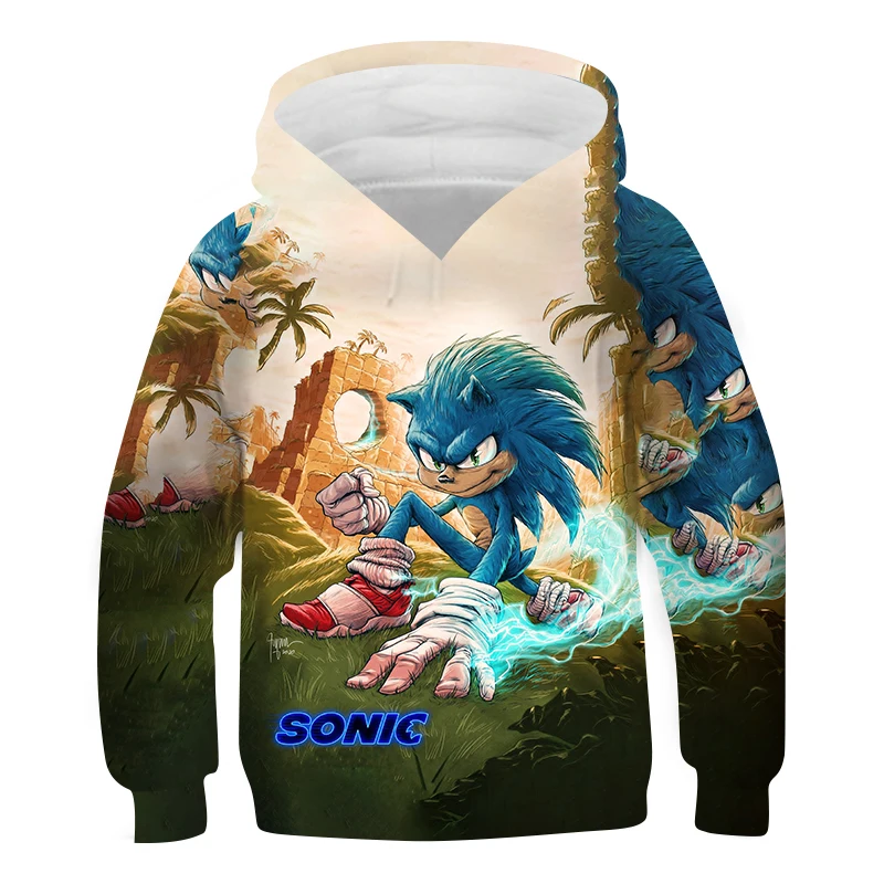 2021 New Spring Sonic Fashion Sweatshirt Boys Tops Girls 3D Printed Hoodie Soft Cute Children's Animation Hoodie Kids Clothing
2021 New Spring Sonic Fashion Sweatshirt Boys Tops Girls 3D Printed Hoodie Soft Cute Children's Animation Hoodie Kids Clothing