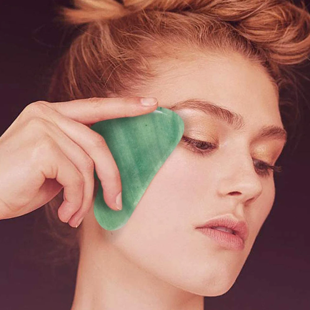 Natural Green Dongling Jade Roller Massager Scraper Eye Face Lifting Tool beauty container finger scraping board set
Natural Green Dongling Jade Roller Massager Scraper Eye Face Lifting Tool beauty container finger scraping board set