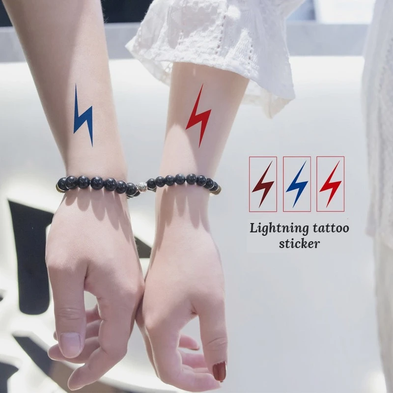 3pcs Harry Potter Suicide Squad Lightning Tattoo Sticker Couple Waterproof Hand Sticker Clavicle Sticker Neck Sticker Lightning
3pcs Harry Potter Suicide Squad Lightning Tattoo Sticker Couple Waterproof Hand Sticker Clavicle Sticker Neck Sticker Lightning
