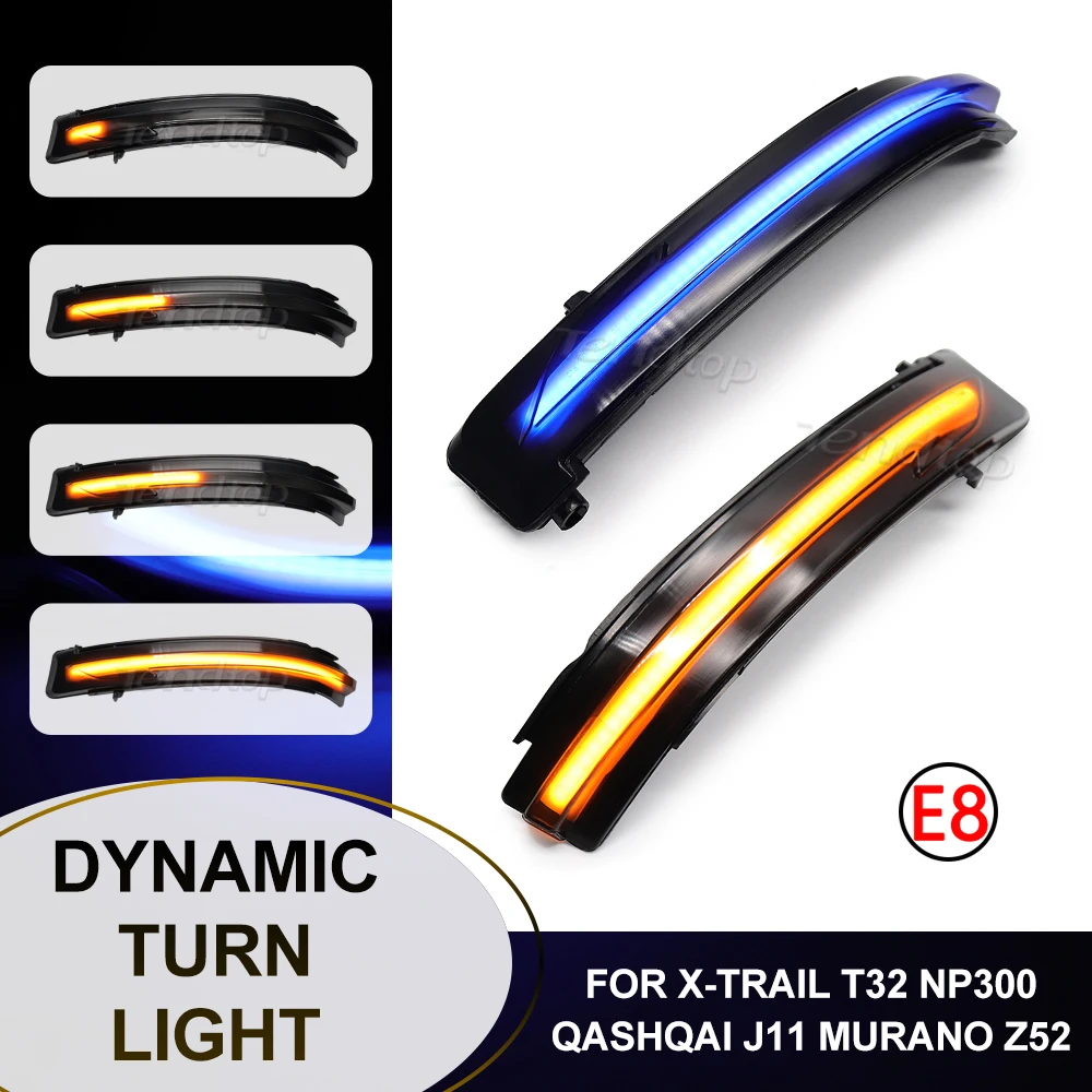 For Nissan Qashqai J11 X-Trail T32 Rogue Juke Murano Z52 Navara Pathfinder Flashing Water Rearview LED Dynamic Turn Signal Light
For Nissan Qashqai J11 X-Trail T32 Rogue Juke Murano Z52 Navara Pathfinder Flashing Water Rearview LED Dynamic Turn Signal Light