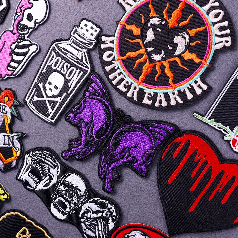 Hippie Skull Embroidered Patches For Clothing Thermoadhesive Patches Animal Patch Iron On Patches Heart Applique Sticker Badge
Hippie Skull Embroidered Patches For Clothing Thermoadhesive Patches Animal Patch Iron On Patches Heart Applique Sticker Badge