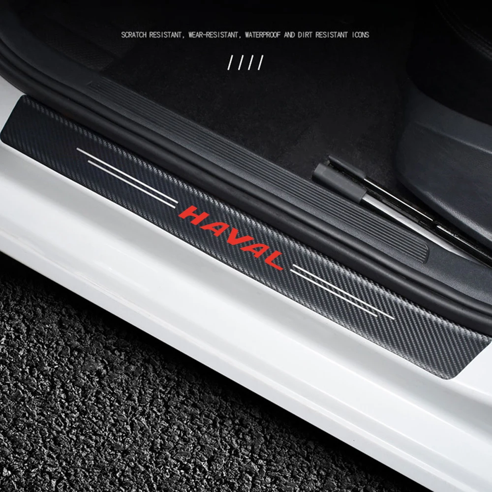 4pcs car Sticker door carbon leather Fiber Sill Plate For Great Wall Haval/Hover H1 H2 H6 H7 H4 H9 F5 F7 F9 H2S Car Styling
4pcs car Sticker door carbon leather Fiber Sill Plate For Great Wall Haval/Hover H1 H2 H6 H7 H4 H9 F5 F7 F9 H2S Car Styling