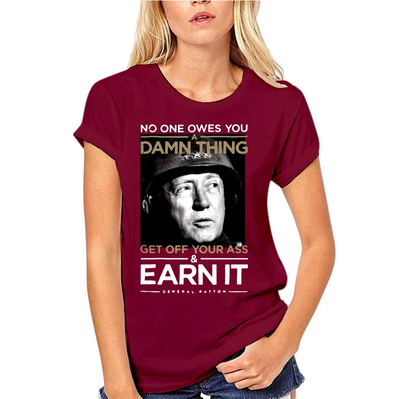 No One Owes You - Patton T Shirt 100% Cotton Men Women T Shirt Tees Custom
No One Owes You - Patton T Shirt 100% Cotton Men Women T Shirt Tees Custom