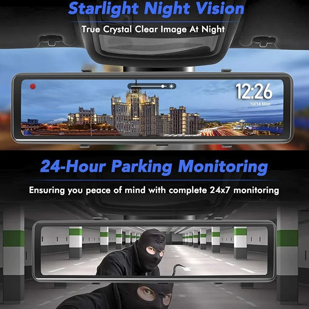 12inch 4k 1080 IPS Screen Car Dvr Mirror Dash Camera Dash Cam Dual Lens Car Camera Full Hd Drive Recorder Stream RearView Mirror
12inch 4k 1080 IPS Screen Car Dvr Mirror Dash Camera Dash Cam Dual Lens Car Camera Full Hd Drive Recorder Stream RearView Mirror