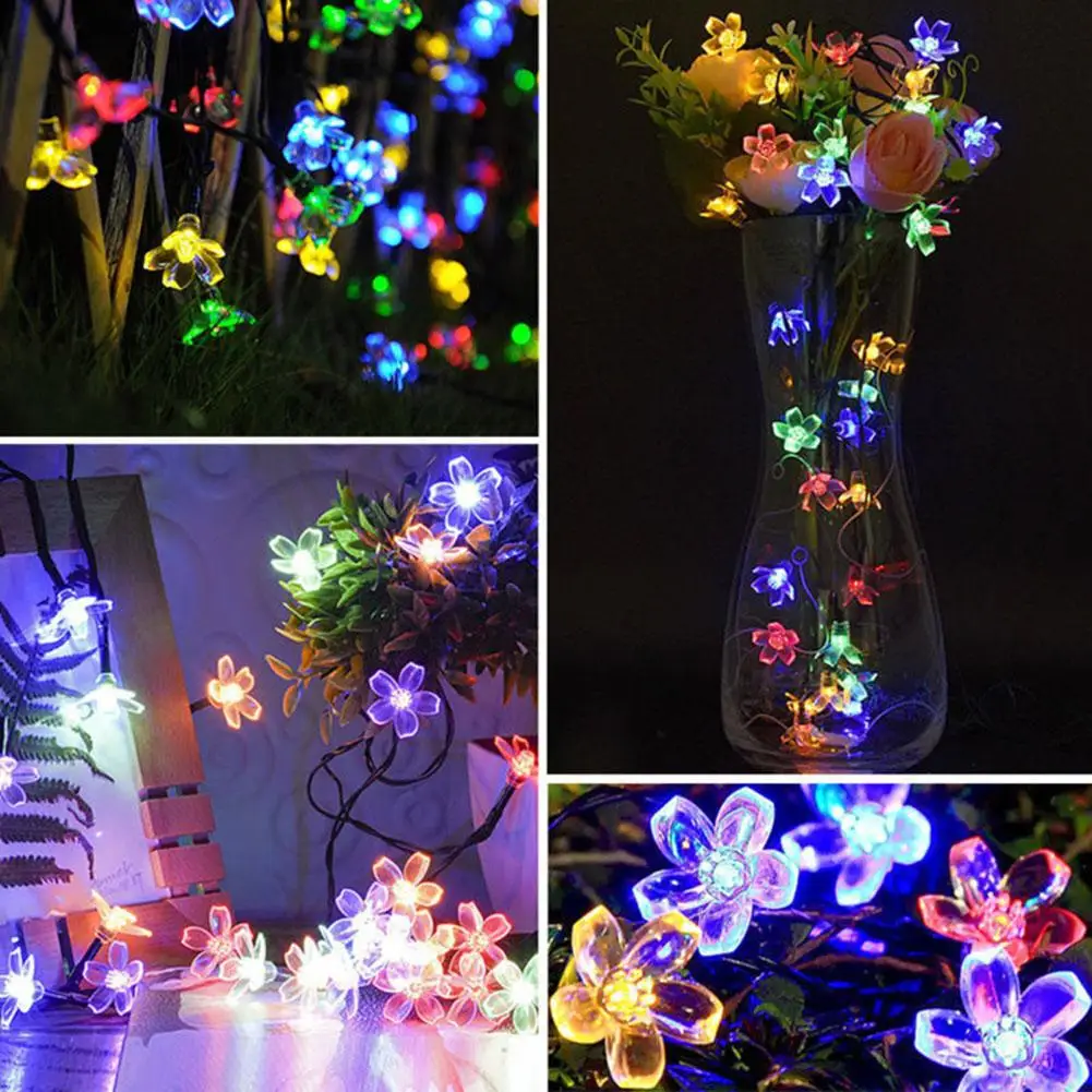 20/50LED Solar Cherry Blossom String Light Outdoor Holiday Fairy Decorative Lamp Low Consumption and High Brightness
20/50LED Solar Cherry Blossom String Light Outdoor Holiday Fairy Decorative Lamp Low Consumption and High Brightness
