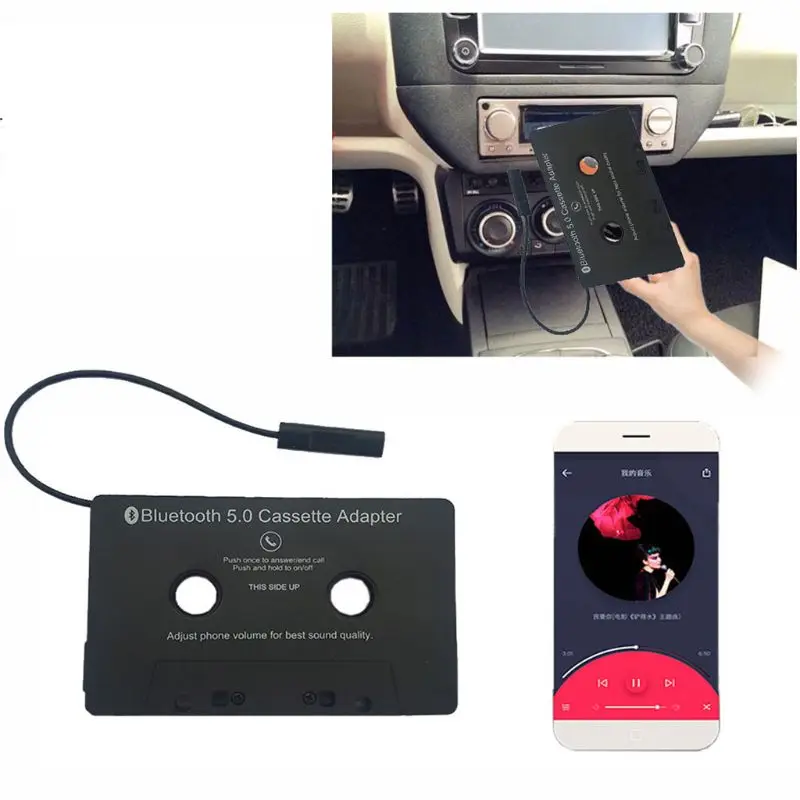 USB зарядка Bluetooth 5 0 музыкальный автомобильный аудиоприемник кассетный плеер