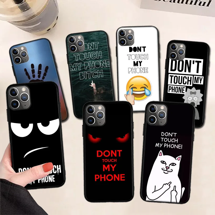 Do Not Dont Touch My Phone Black Phone Case For Apple iPhone 11 13 Pro Max 12 Mini X XS XR 7 Plus 6 6S 8 + SE 5S Pattern Cover
Do Not Dont Touch My Phone Black Phone Case For Apple iPhone 11 13 Pro Max 12 Mini X XS XR 7 Plus 6 6S 8 + SE 5S Pattern Cover