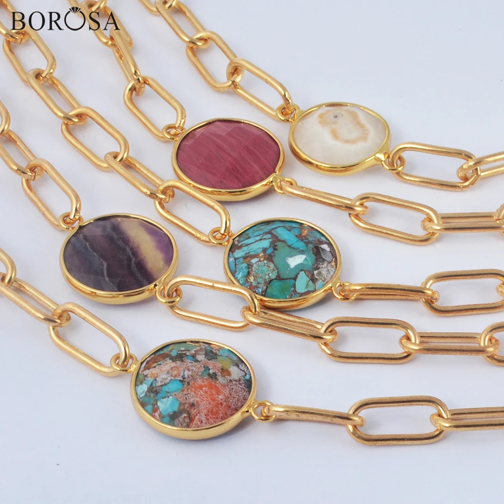 14inch Gold Plating Muliti-kind Gems Stone Pnedant Necklace High Quality Link Chain Necklaces Metal Chokers for Women HD0353
14inch Gold Plating Muliti-kind Gems Stone Pnedant Necklace High Quality Link Chain Necklaces Metal Chokers for Women HD0353