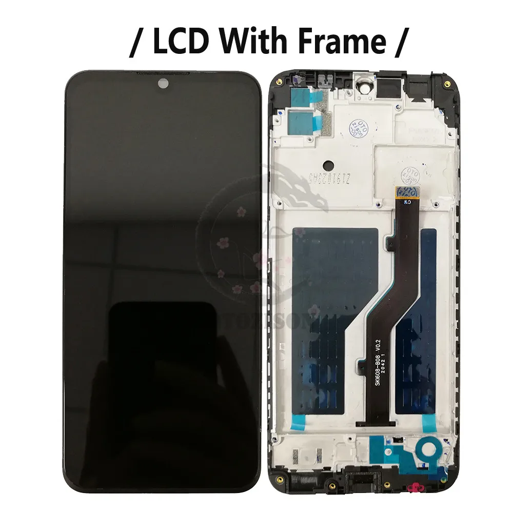 ЖК-дисплей 6 09 дюйма с рамкой для ZTE Blade A5 2020 сенсорный экран дигитайзер в сборе