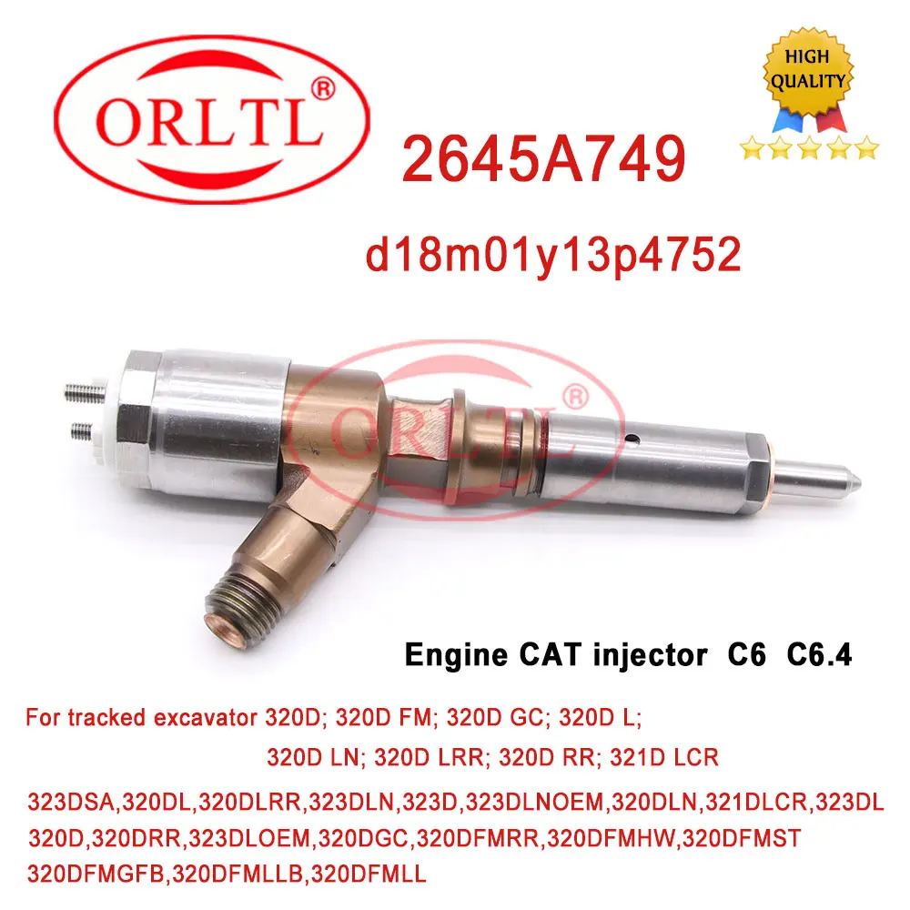 Дизельный топливный инжектор 2645A74 9 для экскаватора 320D, двигатель C6.4 и C6.6
Дизельный топливный инжектор 2645A74 9 для экскаватора 320D, двигатель C6.4 и C6.6