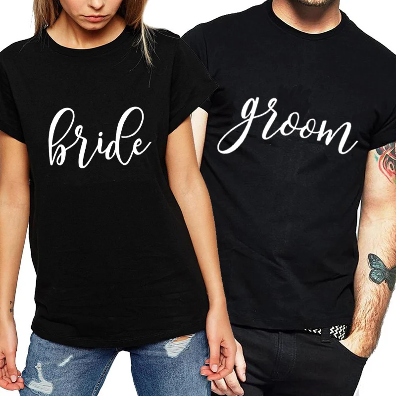 Women Lover T-shirt Letter Print Funny T Shirt Loose Wedding Gift for Valentine Tops Fashionable Summer Couples T-shirt
Women Lover T-shirt Letter Print Funny T Shirt Loose Wedding Gift for Valentine Tops Fashionable Summer Couples T-shirt