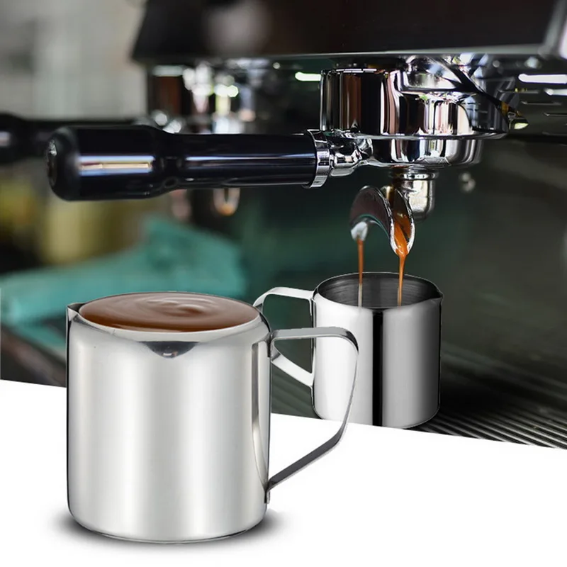 Coffee Milk Jug Cup Stainless Steel Milk Frothing Jug Coffee Creamer Latte Art Pitcher With Spout Kitchen Tools Milk Cream Cup
Coffee Milk Jug Cup Stainless Steel Milk Frothing Jug Coffee Creamer Latte Art Pitcher With Spout Kitchen Tools Milk Cream Cup