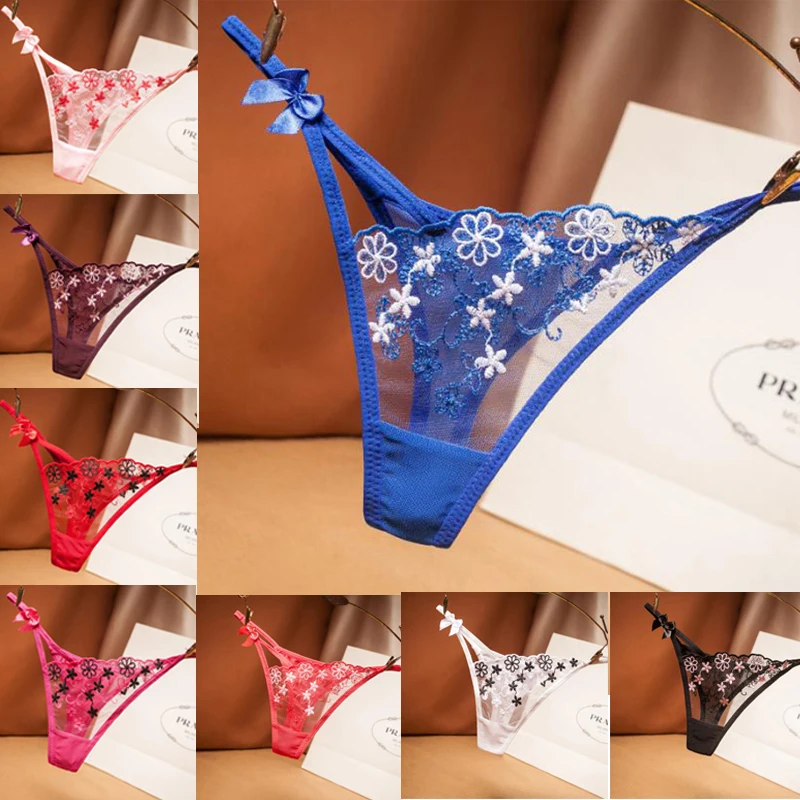 Sexy Lingerie Hot Erotic Crotchless Embroidered Transparent Underwear Women Thongs Briefs Panties G-String
Sexy Lingerie Hot Erotic Crotchless Embroidered Transparent Underwear Women Thongs Briefs Panties G-String