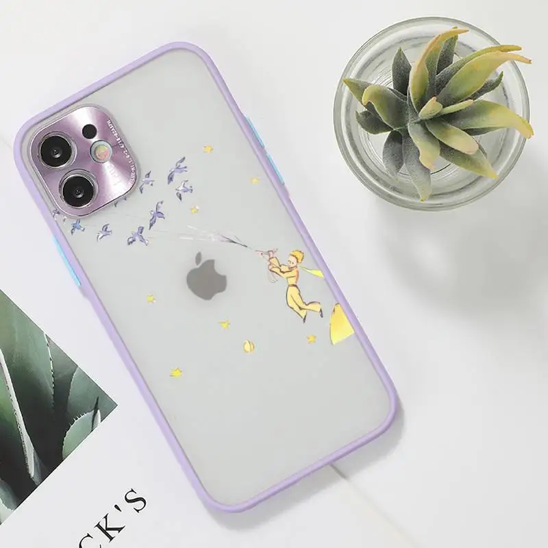 Little Prince Phone Case For iPhone 12 11 Mini Pro XR XS Max 7 8 Plus X Matte transparent Purple Back Cover
Little Prince Phone Case For iPhone 12 11 Mini Pro XR XS Max 7 8 Plus X Matte transparent Purple Back Cover