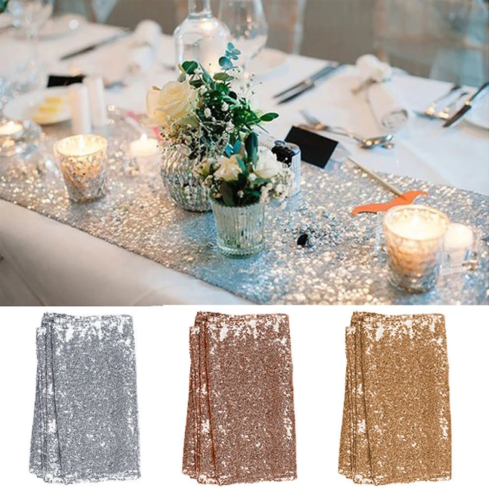 Sparkly Rose Gold Silver Sequin Table Runner Luxury Tablecloth Rectangular Table Cover Decor Table Cloth For Wedding Valentines
Sparkly Rose Gold Silver Sequin Table Runner Luxury Tablecloth Rectangular Table Cover Decor Table Cloth For Wedding Valentines