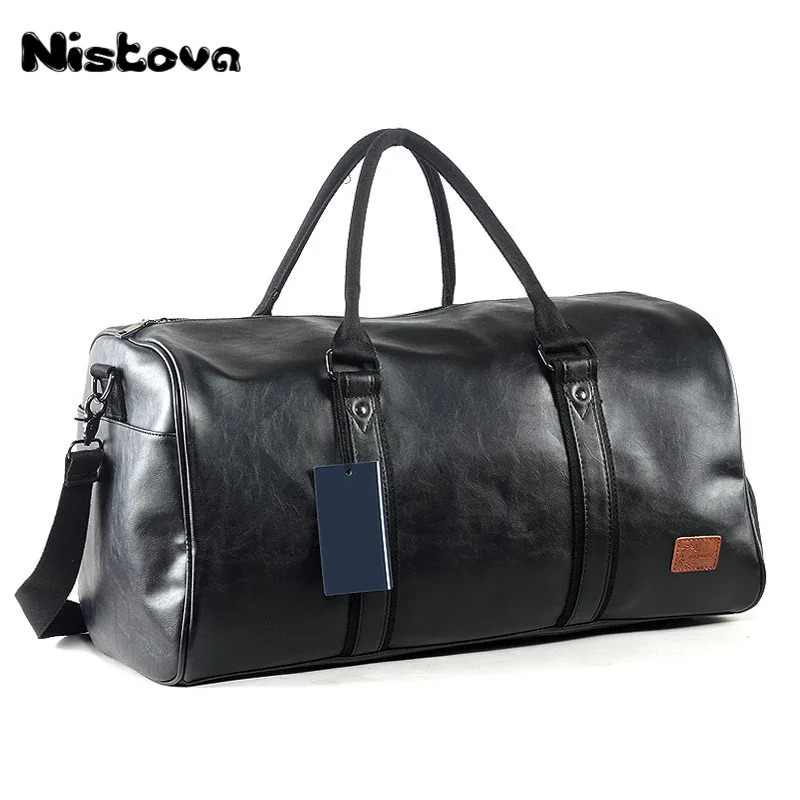 Men's New PU Handbag Large-capacity Travel Bag Solid Color Casual Portable Luggage Bag Shoulder Bag Multi-function Tote Bag
Men's New PU Handbag Large-capacity Travel Bag Solid Color Casual Portable Luggage Bag Shoulder Bag Multi-function Tote Bag