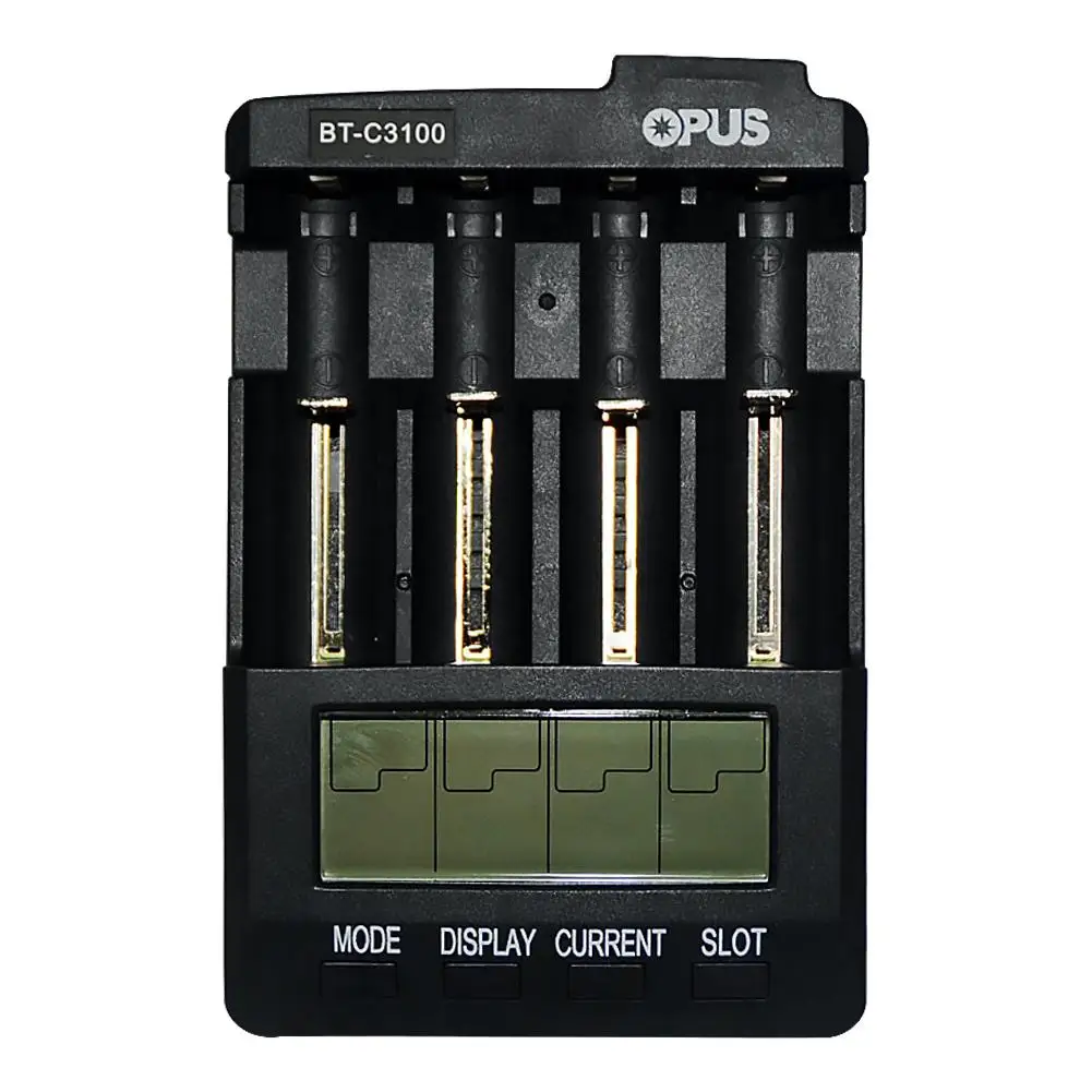 BT-C3100 Digital Intelligent 4 Slots LCD Battery Charger For Li-ion NiCd NiMH AA AAA 10440 18650 Rechargeable Lithium Batteries
BT-C3100 Digital Intelligent 4 Slots LCD Battery Charger For Li-ion NiCd NiMH AA AAA 10440 18650 Rechargeable Lithium Batteries