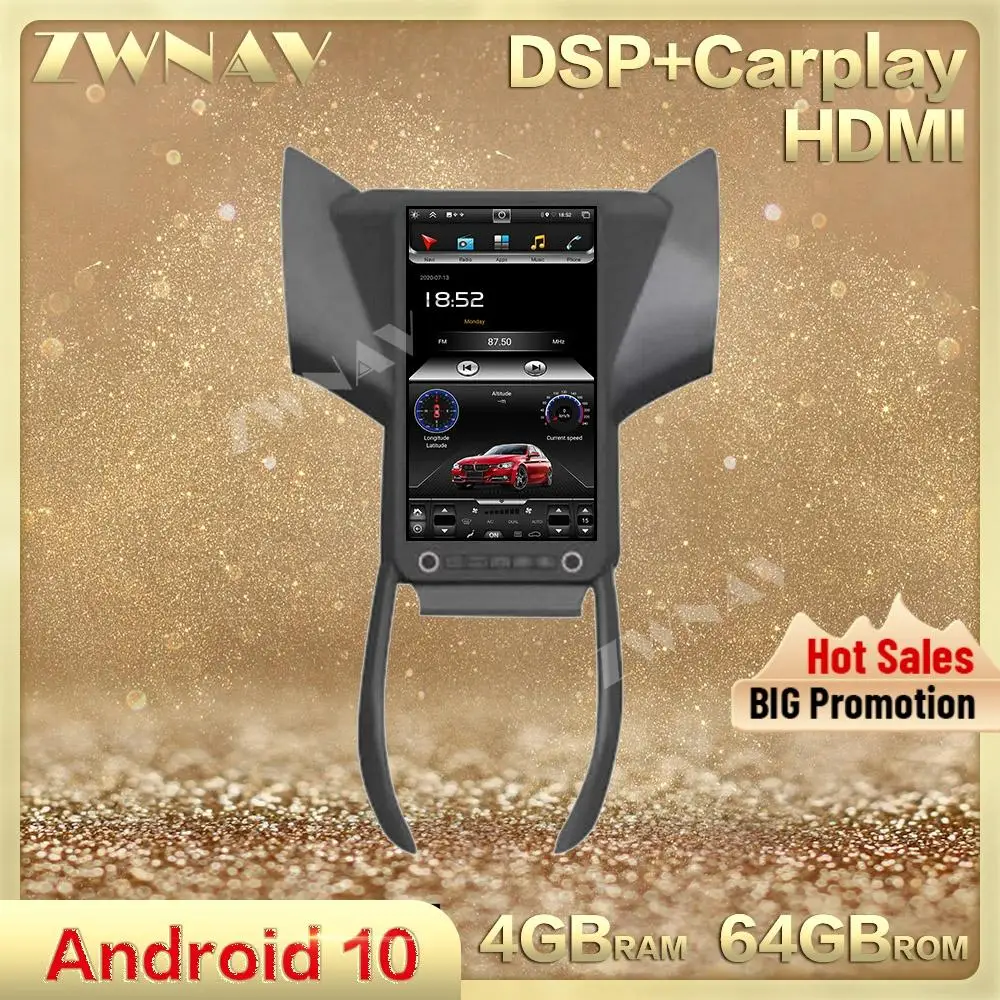 Tesla Style vertical Screen 4GB+64GB Android 10.0 car multimedia player For HYUNDAI Elantra 2012-2013 radio stereo GPS head unit
Tesla Style vertical Screen 4GB+64GB Android 10.0 car multimedia player For HYUNDAI Elantra 2012-2013 radio stereo GPS head unit