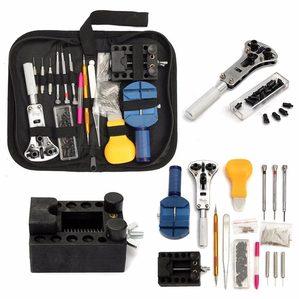 144Pcs Watch Tools Watch Opener Remover Spring Bar Repair Pry Screwdriver Clock Watch Repair Tool Kit Watchmaker Tools Parts
144Pcs Watch Tools Watch Opener Remover Spring Bar Repair Pry Screwdriver Clock Watch Repair Tool Kit Watchmaker Tools Parts