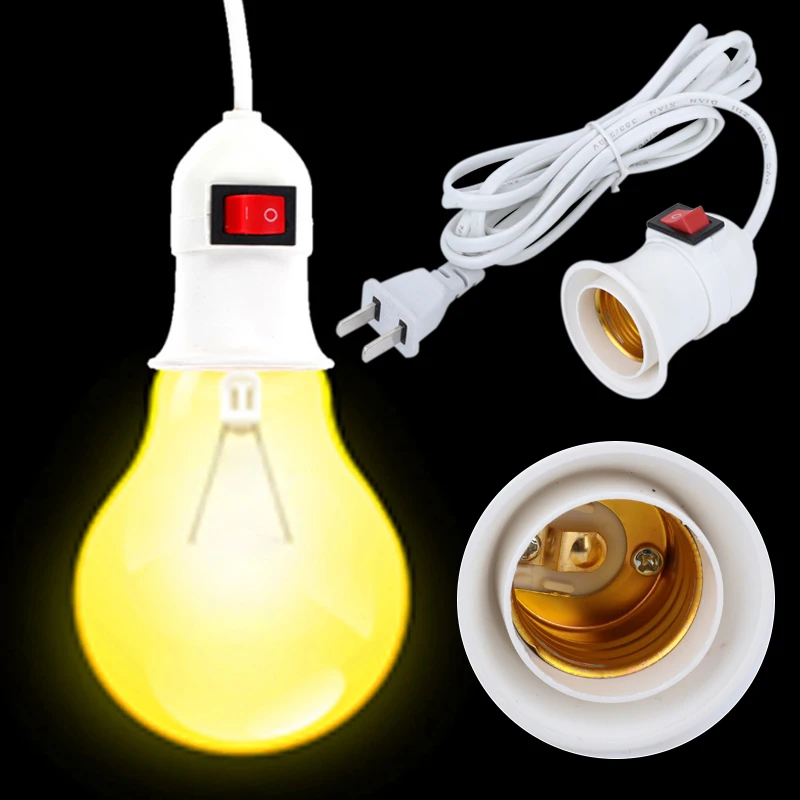 Lamp Holder E27 with Switch Durable Bulb Holder Light Holder 230CM White Decoration Modern Cable Cord Plug Home
Lamp Holder E27 with Switch Durable Bulb Holder Light Holder 230CM White Decoration Modern Cable Cord Plug Home