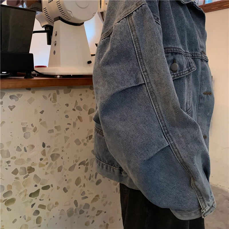 Denim Jacket Women Vintage Korean Streetwear Coats and Jackets Womens Autumn Clothes Single Breasted Loose Coat All Match Chic
Denim Jacket Women Vintage Korean Streetwear Coats and Jackets Womens Autumn Clothes Single Breasted Loose Coat All Match Chic