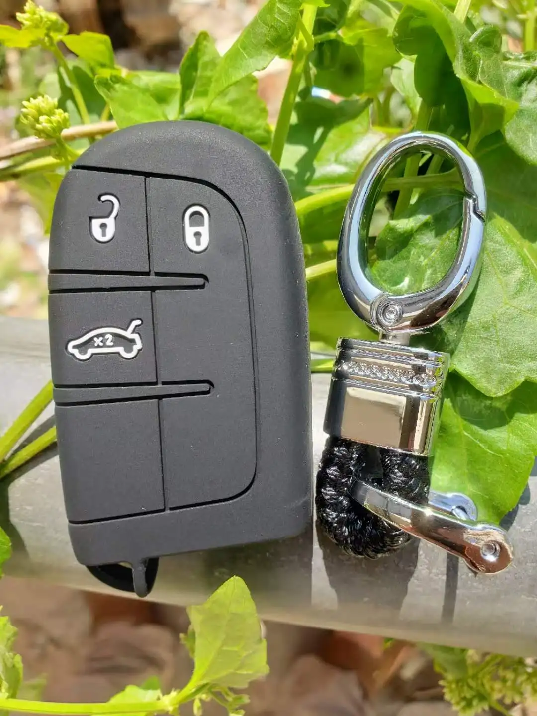 Силиконовый держатель для ключей Jeep Grand Cherokee Dodge Chrysler Fiat Ottimo Viaggio дистанционного