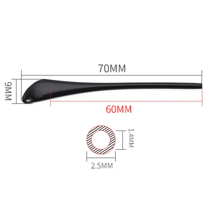 Fashion Anti Slip Ear Hook Eyeglass Accessories Pure Color Eye Glasses Silicone Grip Temple Tip Round Anti Slip Ear Holder
Fashion Anti Slip Ear Hook Eyeglass Accessories Pure Color Eye Glasses Silicone Grip Temple Tip Round Anti Slip Ear Holder