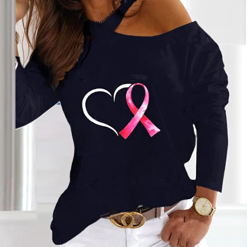 2020 New Women Elegant Halter Sexy Blouse Shirt Autumn Casual Long Sleeve Heart Shape Print Blouses Fashion Off Shoulder Tops 
2020 New Women Elegant Halter Sexy Blouse Shirt Autumn Casual Long Sleeve Heart Shape Print Blouses Fashion Off Shoulder Tops