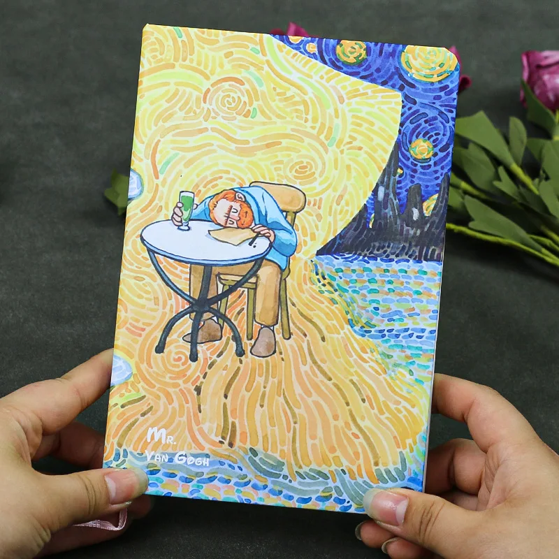 A5 Van Gogh Notebook Journal Planner agenda Weekly Diary Travelers Notepad With Colored Pages Stationery Kawaii Sketchbook
A5 Van Gogh Notebook Journal Planner agenda Weekly Diary Travelers Notepad With Colored Pages Stationery Kawaii Sketchbook