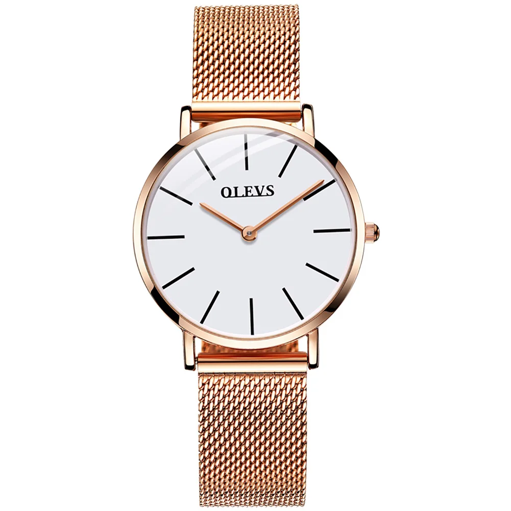 OLEVS Women Watches Minimalist Stainless Steel Mesh Waterproof Analog Quartz Watch Business Casual Fashion Wrist Watches Women
OLEVS Women Watches Minimalist Stainless Steel Mesh Waterproof Analog Quartz Watch Business Casual Fashion Wrist Watches Women