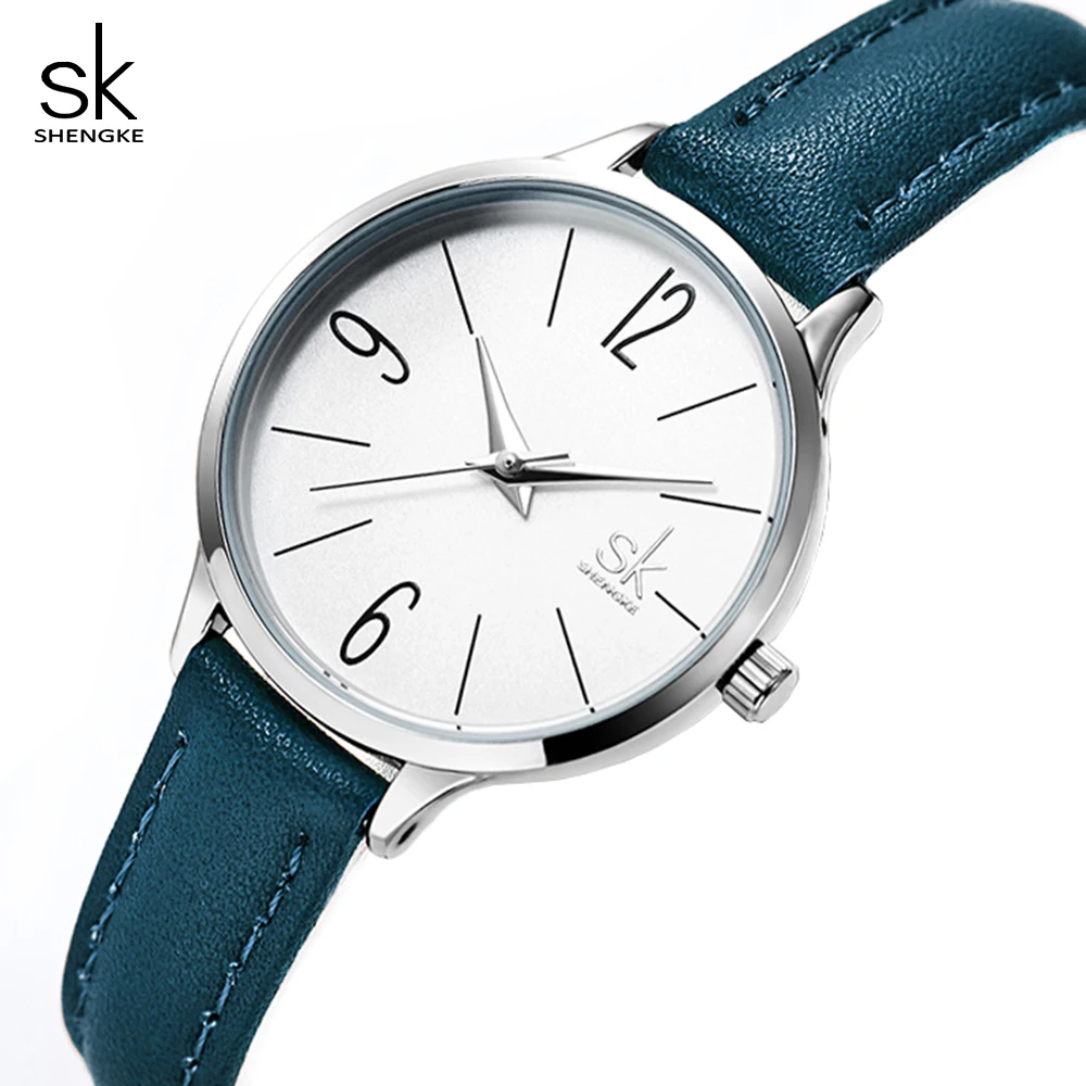 Shengke Women Fashion Watches Leather Buckle Belt Sewing Side Hardlex Simple Dial Ladies Waterproof Wristwatch K8064
Shengke Women Fashion Watches Leather Buckle Belt Sewing Side Hardlex Simple Dial Ladies Waterproof Wristwatch K8064
