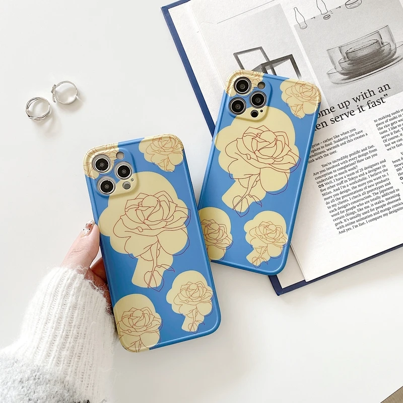 Retro Art Abstract Rose Flower Phone Case For iPhone 12 11 Pro Max X Xs Max Xr 7 8 Puls SE 2020 Cases Soft Silicone Cover
Retro Art Abstract Rose Flower Phone Case For iPhone 12 11 Pro Max X Xs Max Xr 7 8 Puls SE 2020 Cases Soft Silicone Cover