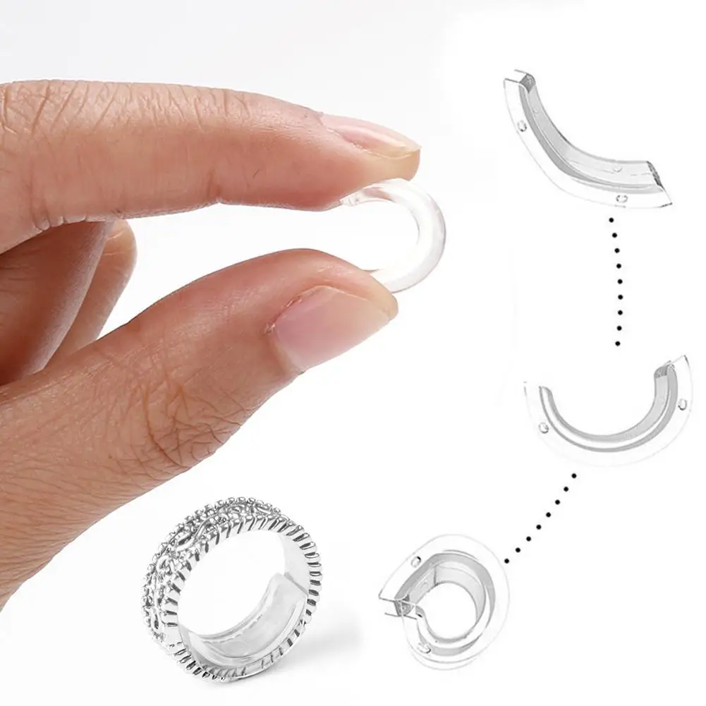 8 Pcs Plastic Invisible Ring Sizer Adjuster Resizer Loose Rings Reducer Ring Sizer Fit Any Rings
8 Pcs Plastic Invisible Ring Sizer Adjuster Resizer Loose Rings Reducer Ring Sizer Fit Any Rings
