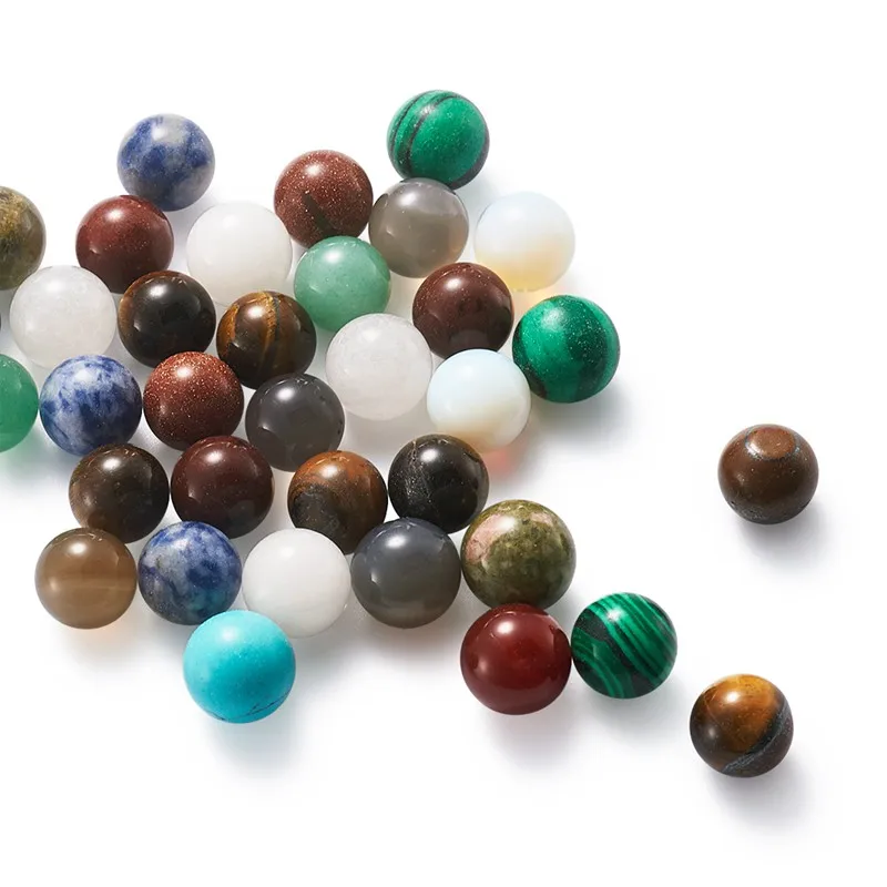 50pcs No Hole Round Synthetic/Natural Stone Beads for Jewelry Making DIY Accessories Supplies Findings 10~11mm in diameter
50pcs No Hole Round Synthetic/Natural Stone Beads for Jewelry Making DIY Accessories Supplies Findings 10~11mm in diameter