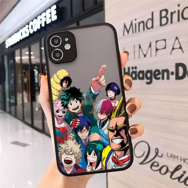 my hero academia Phone Case For iphone 12 11 8 7 plus mini x xs xr pro max matte transparent cover
my hero academia Phone Case For iphone 12 11 8 7 plus mini x xs xr pro max matte transparent cover