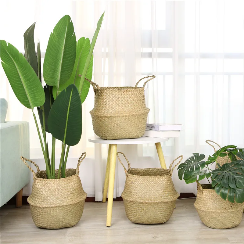 Hand-wovene Folding Flower Basket Bamboo Woven Rattan Storage Basket Garden Flower Pot Plant Pot Laundry Basket Home Decorations
Hand-wovene Folding Flower Basket Bamboo Woven Rattan Storage Basket Garden Flower Pot Plant Pot Laundry Basket Home Decorations